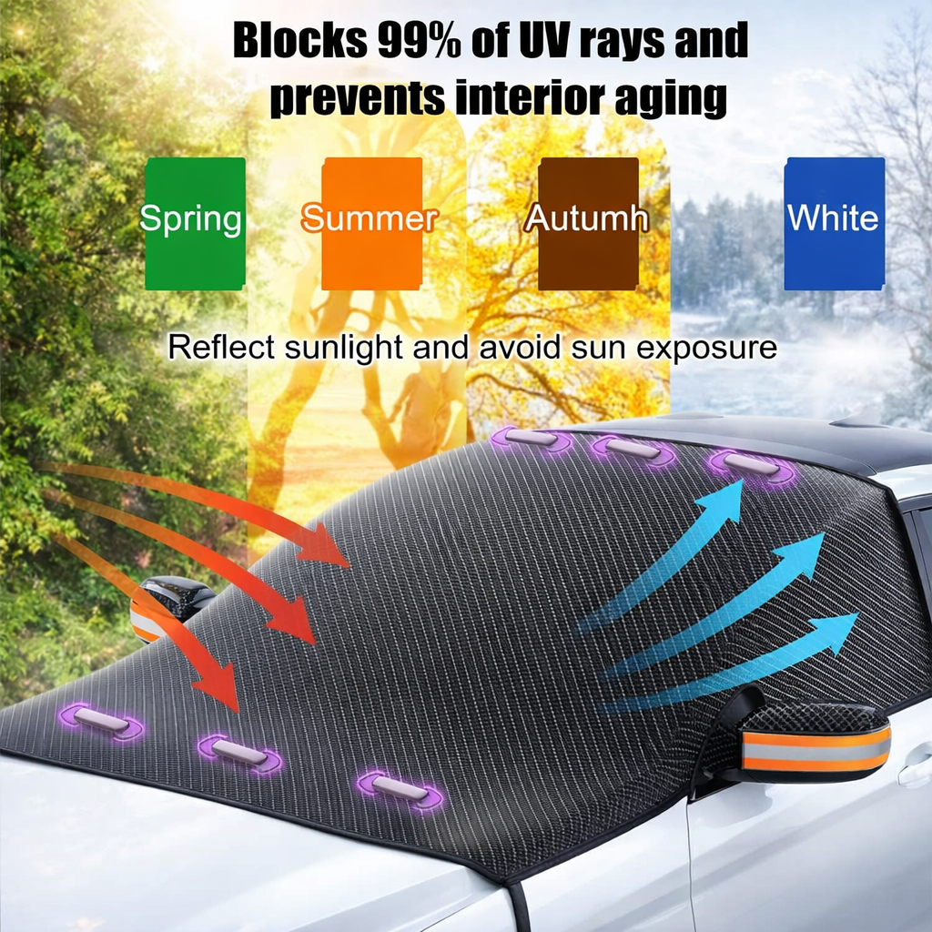 Snow sun shade magnetic, ice protection | Car