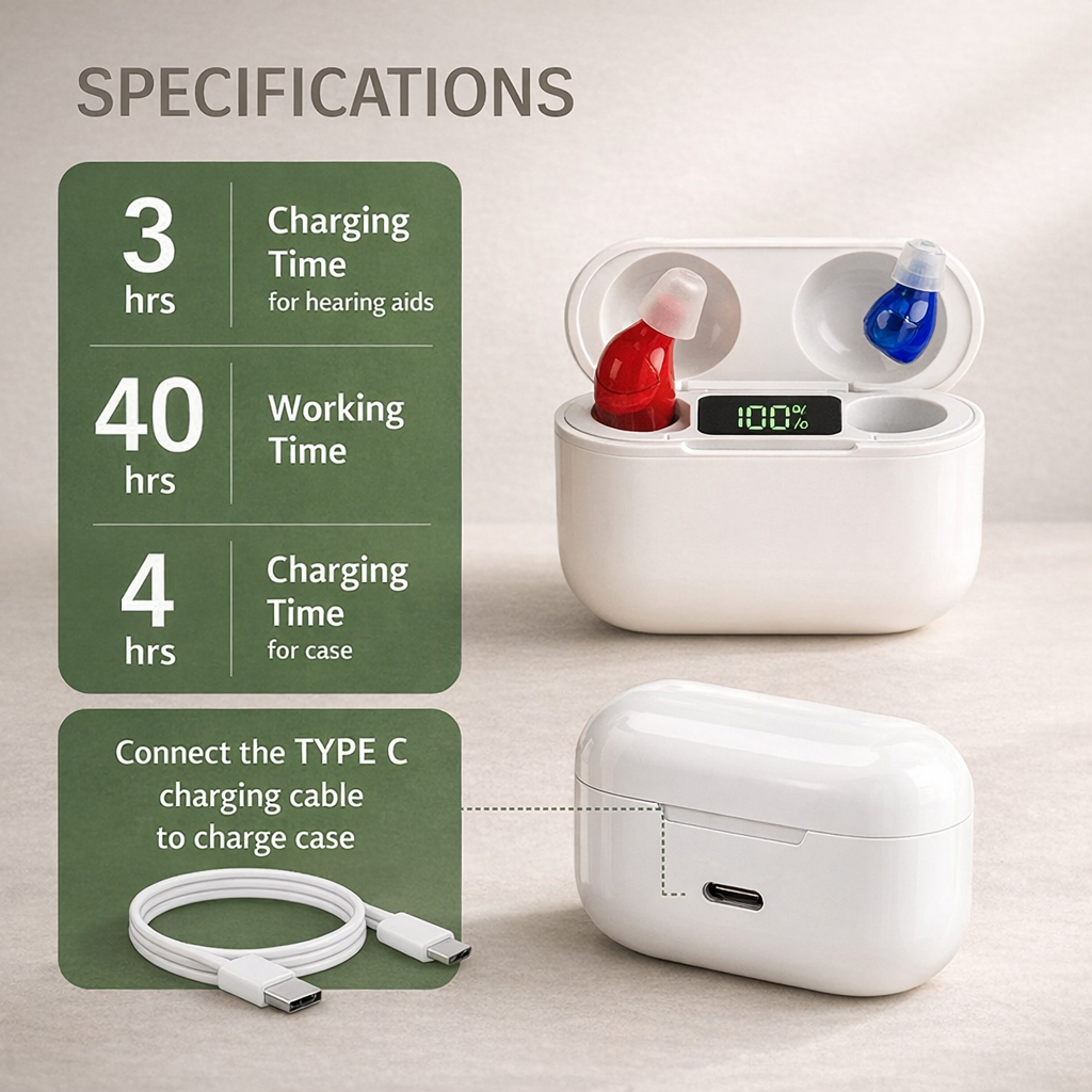 Wireless in-ear headphones | Bluetooth, mini invisible | Music