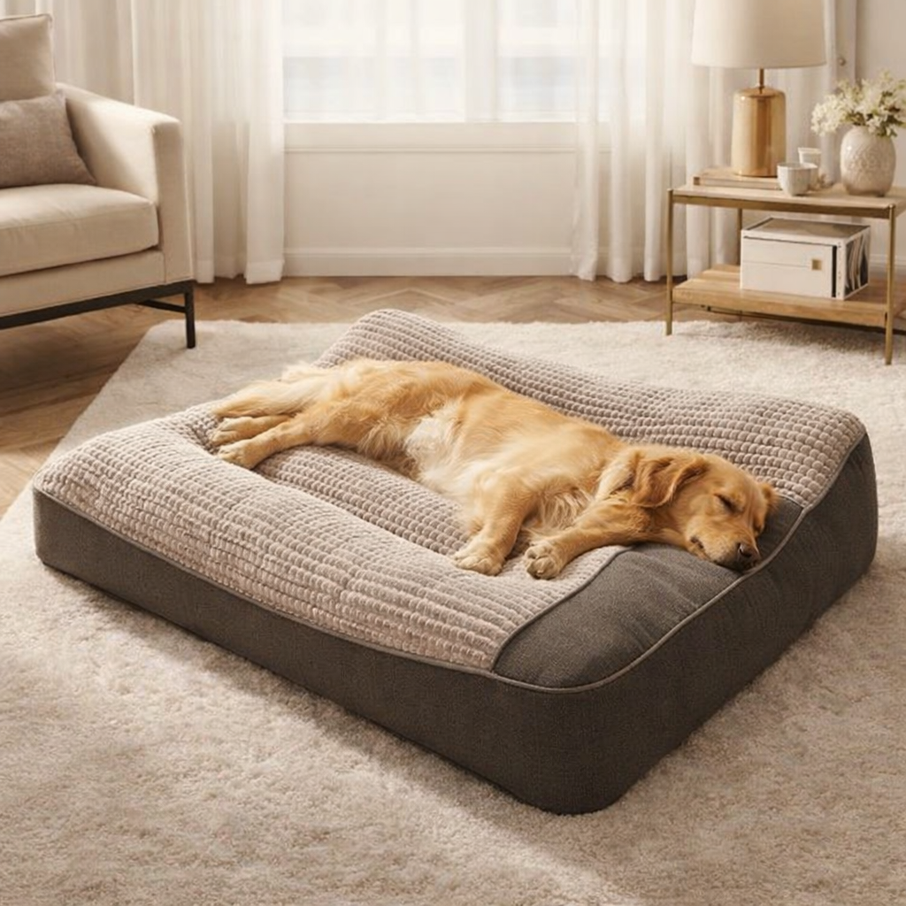 Orthopedic dog bed | Firm support, comfortable | Pets