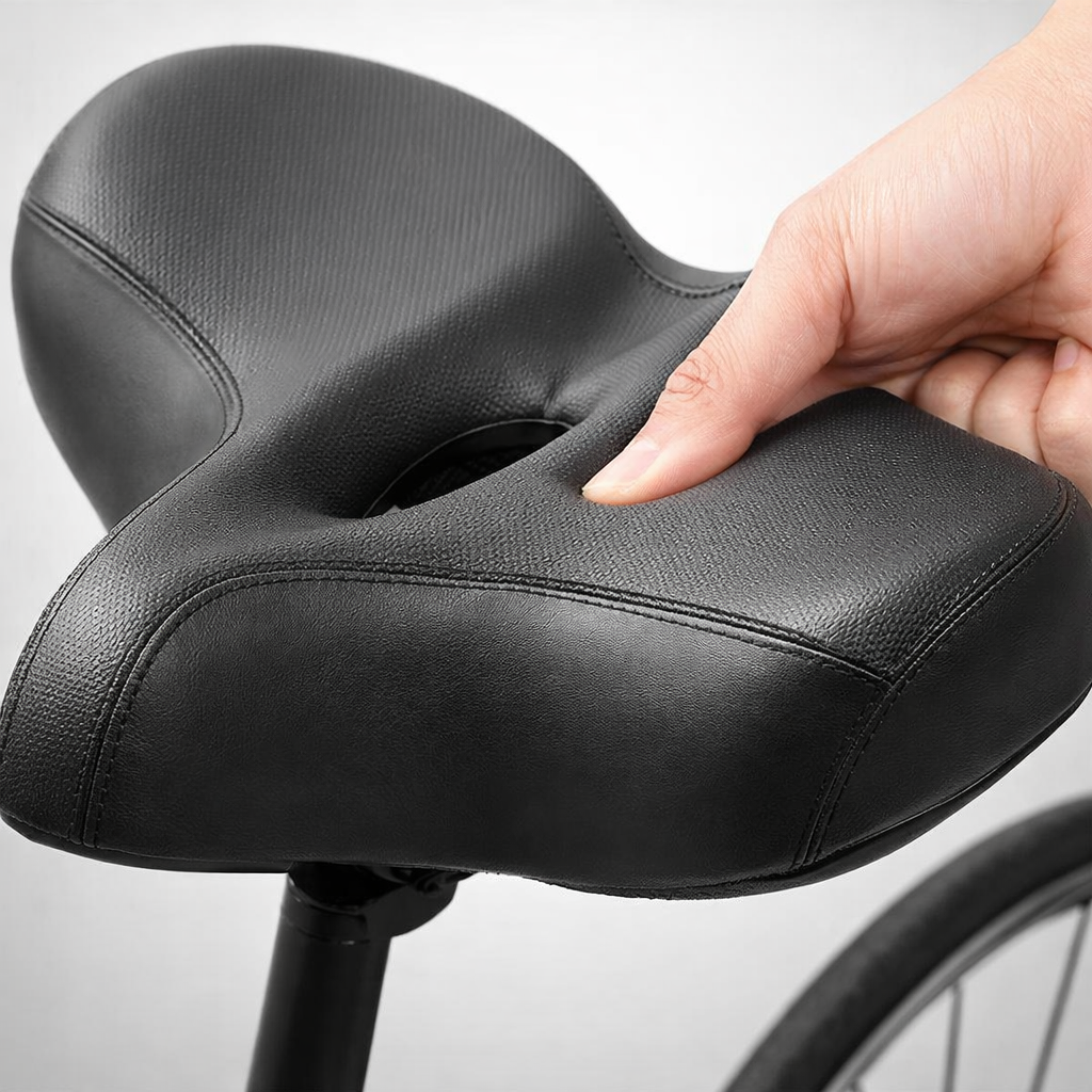 Bicycle Seat | Comfortable, Ergonomic | Extra Wide, Breathable