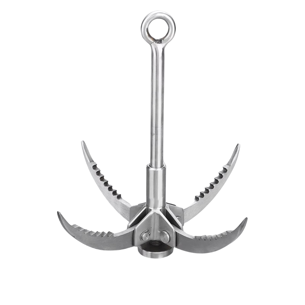 Folding Grappling Hooks | Stainless Steel, Compact | Camping