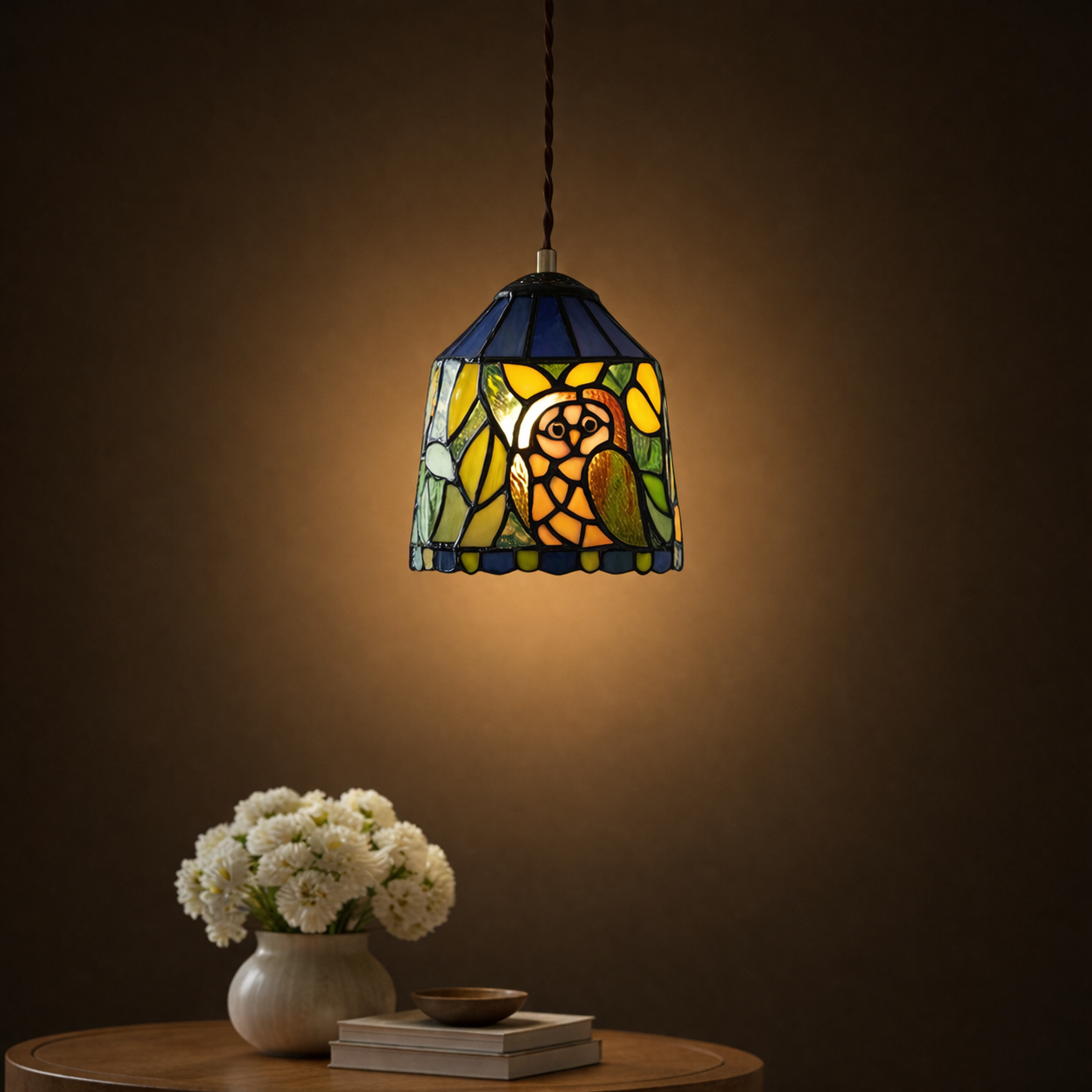 Tiffany Pendant Lamp | Decorative Glass, Vintage Style | Ceiling