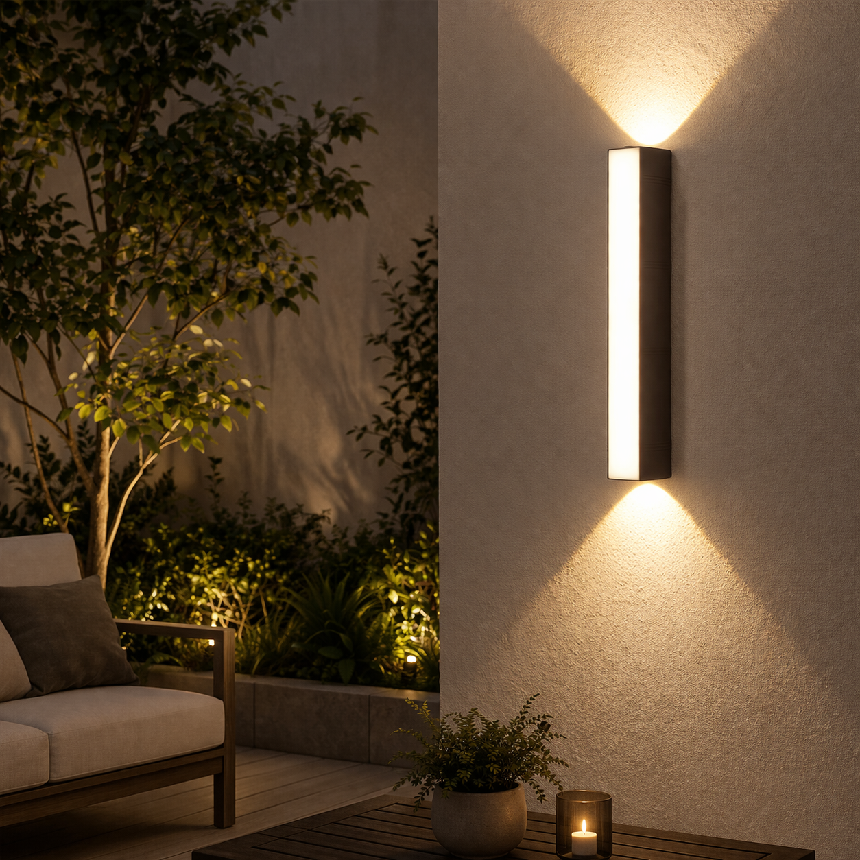 Outdoor Wall Lamp | Elongated Design, Waterproof | Lighting
