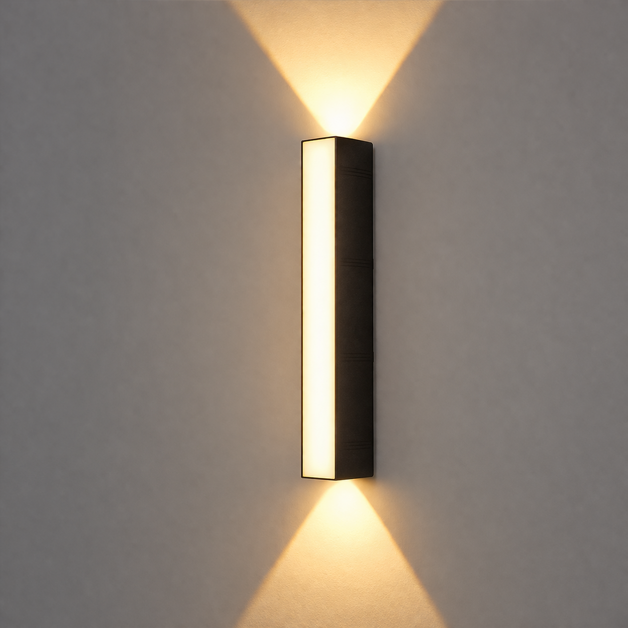Outdoor Wall Lamp with Elongated Design, Waterproof Lighting