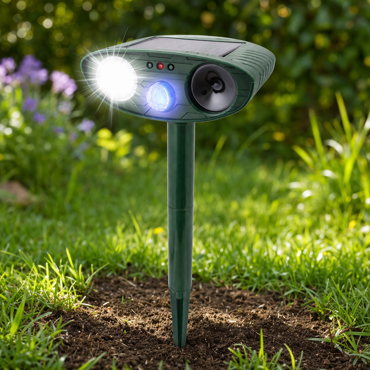 Sunscreen Animal Repellent | Ultrasonic, Repels Rabbits | Garden