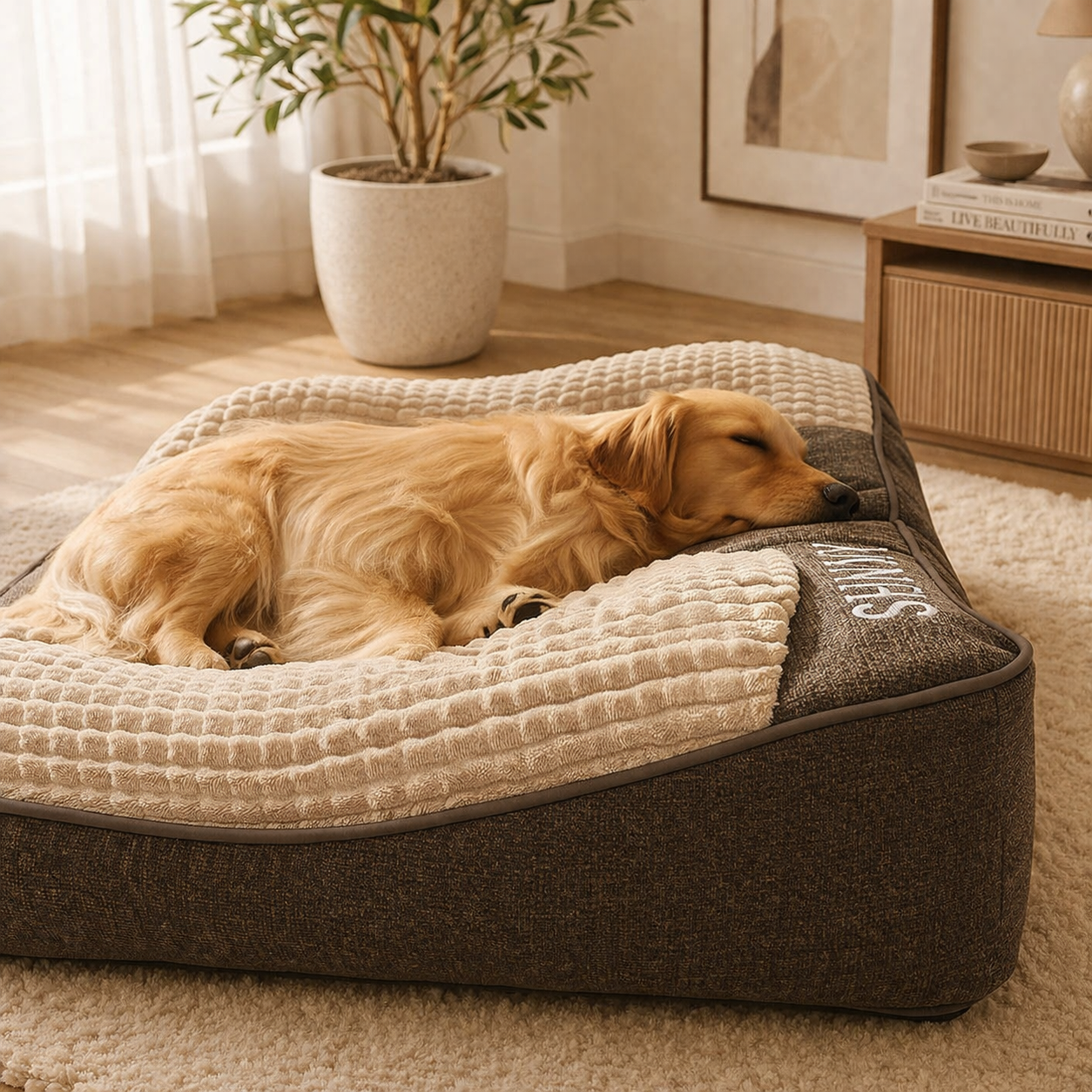 Orthopedic dog bed | Firm support, comfortable | Pets