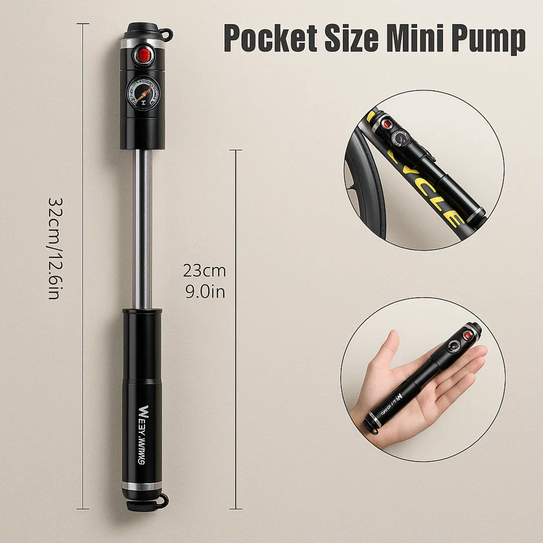 Bike pump mini portable fast inflation high pressure 160 PSI