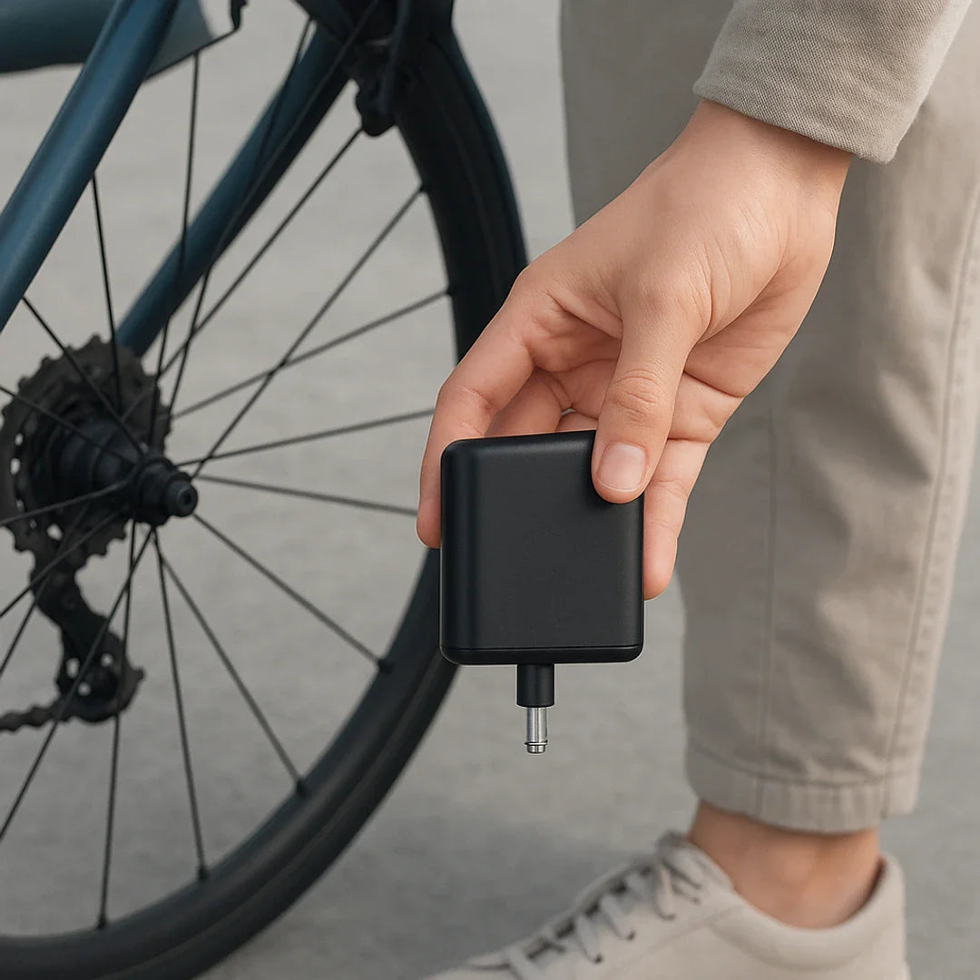 Electric bicycle pump mini portable USB C battery Presta Schrader