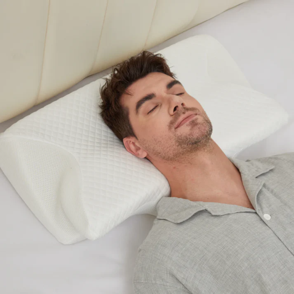 Sleep Apnea Pillow | Ergonomic, Viscoelastic | Anti-Snoring