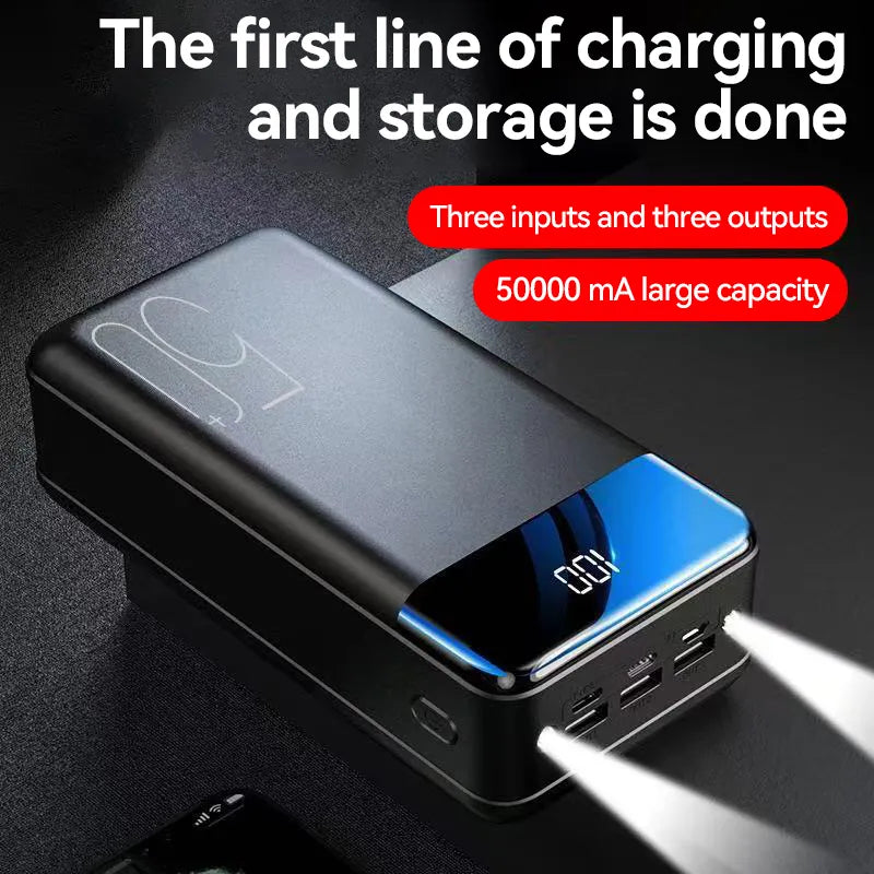 Power bank 50000mAh | Fast charging, high capacity | Devices