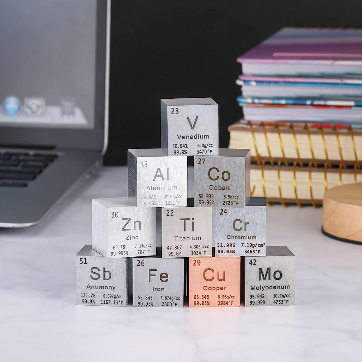 Metal Element Set CUBICAβ’ Element Cube Set 9 PCS