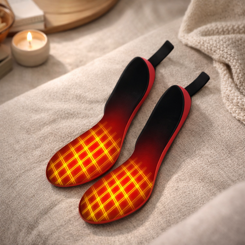 Heated Insoles | Rechargeable, Remote Control | Winter