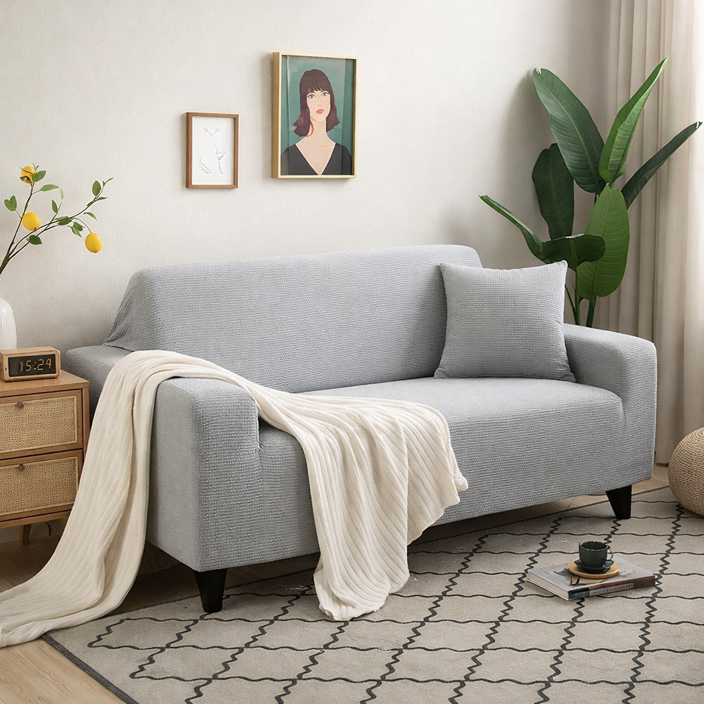 Elastic sofa cover | Perfect fit, protective | Home
