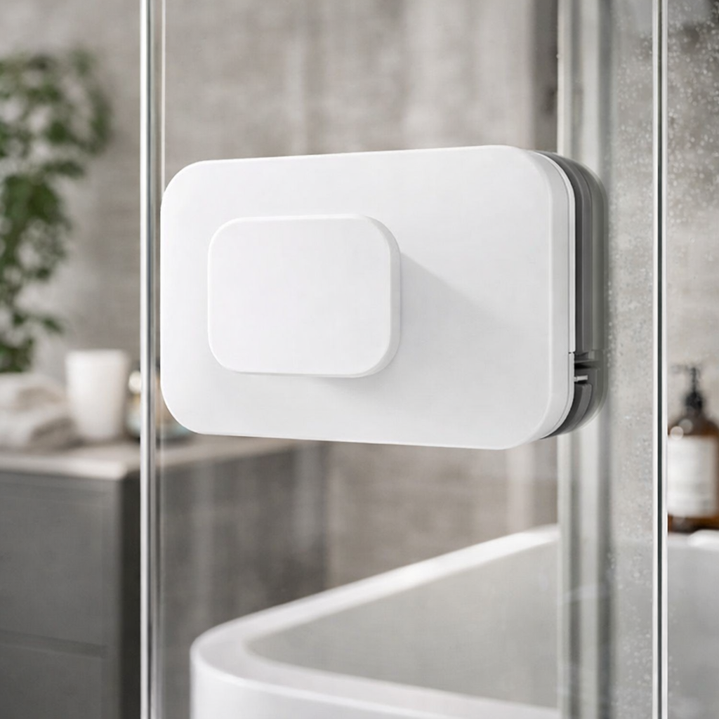 Magnetic window cleaner for double glass safe and effective cleaning