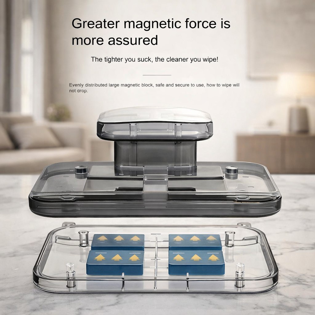 Magnetic Window Cleaner | Double Glass, Safe | Cleaning