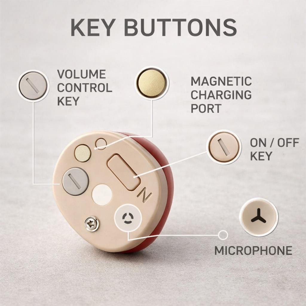 Wireless in-ear headphones | Bluetooth, mini invisible | Music