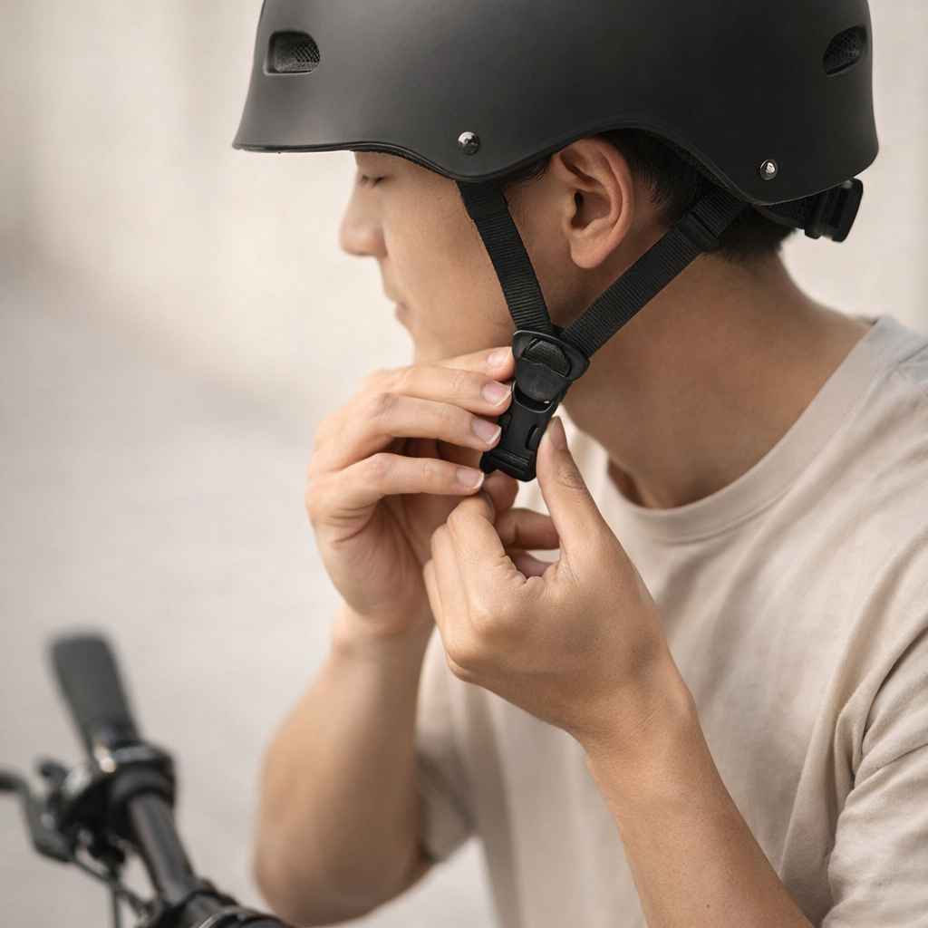 Bicycle helmet adjustable ventilated ABS protection cycling