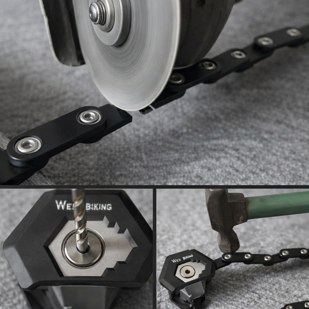 Bicycle lock anti-theft hardened steel high security resistant