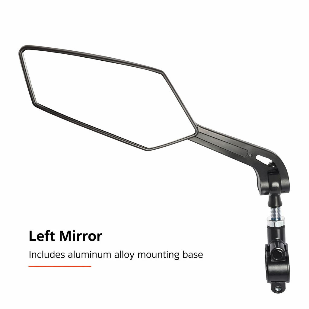 Bicycle mirror foldable adjustable motorcycle high visibility durable