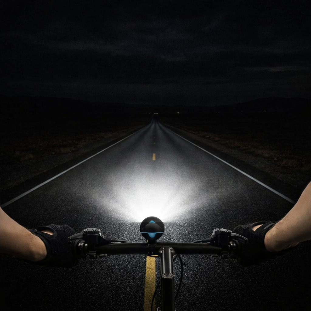 Bicycle Light 3 in 1 Rechargeable LED Horn High Visibility