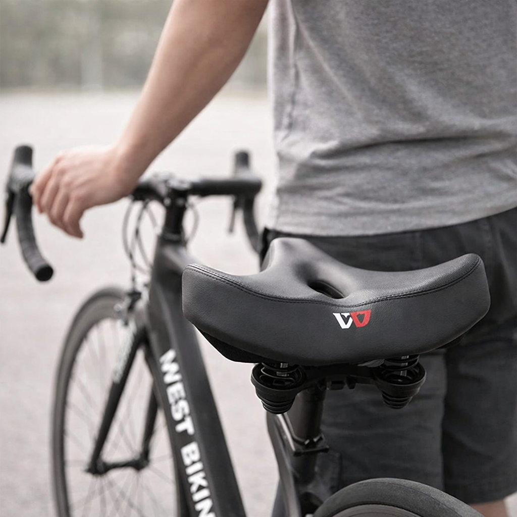 Bicycle Seat | Comfortable, Ergonomic | Extra Wide, Breathable