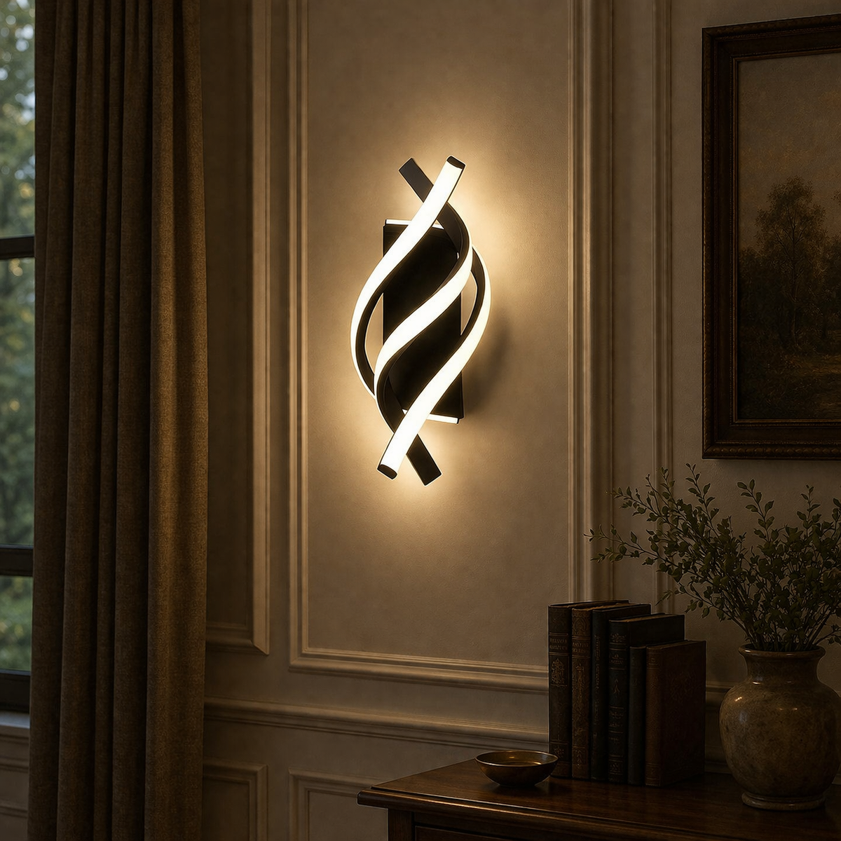 Triple wall lamp | Modern design, ambient light | Interior