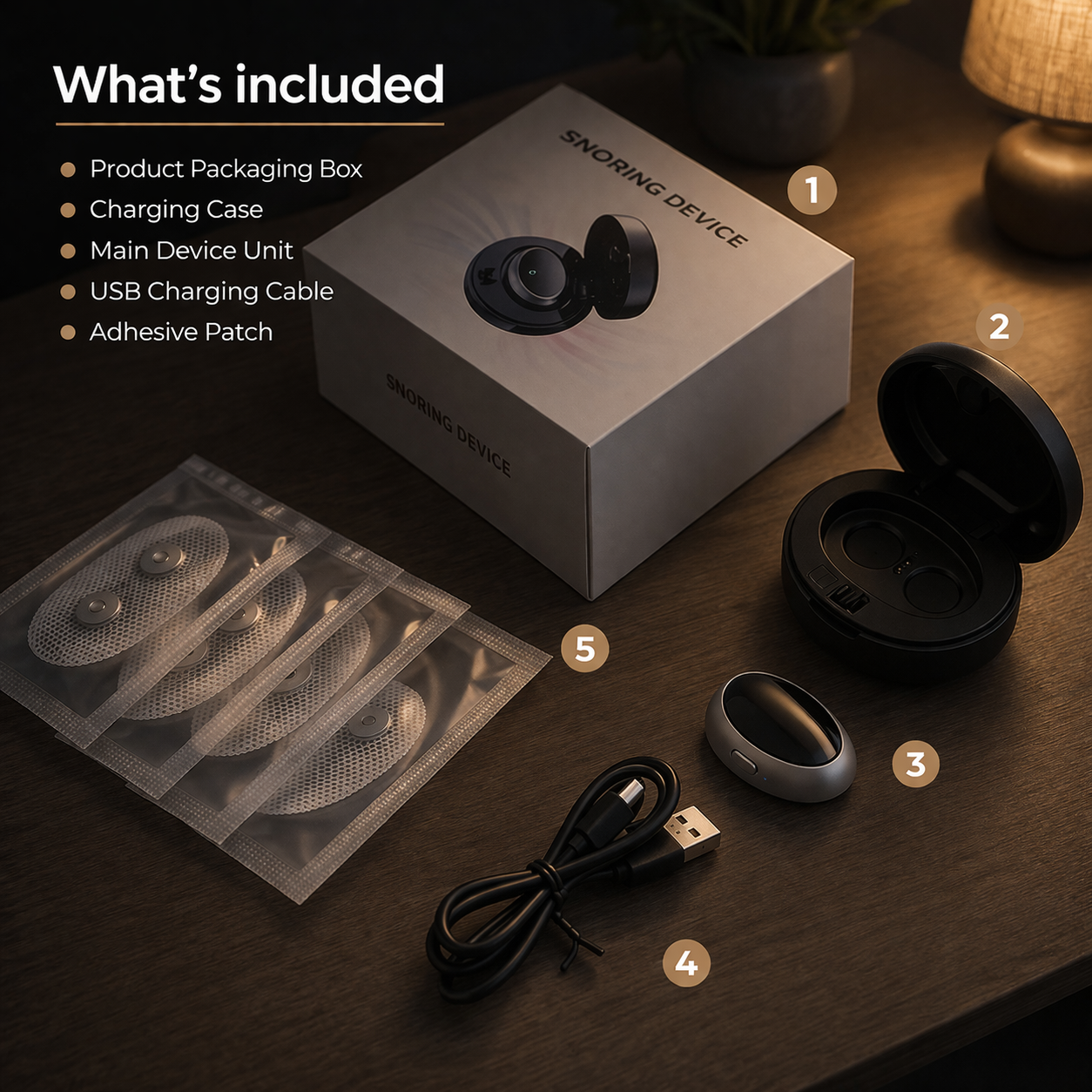Anti-snoring chin clip | Sleep device, comfortable | Night