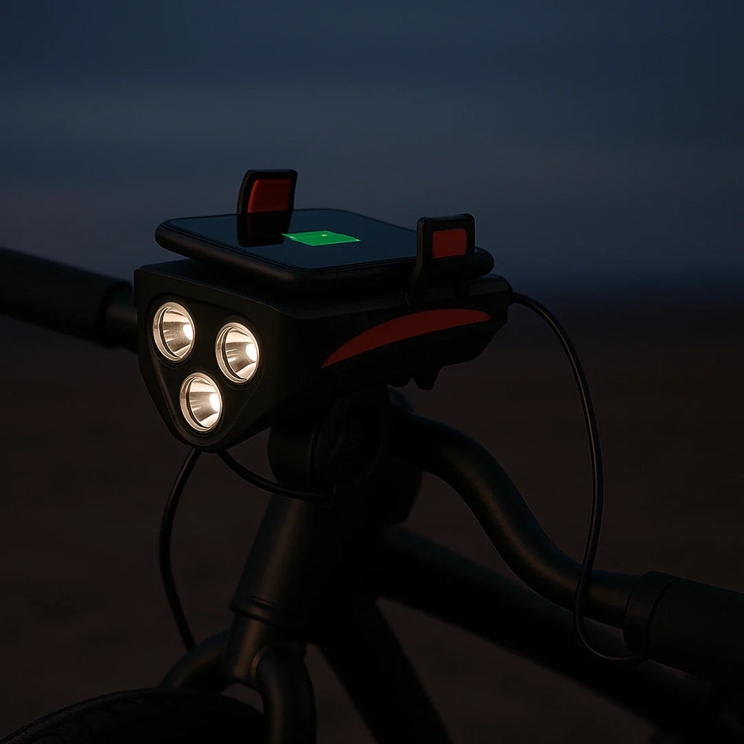 Bike Light 4 in 1 Multifunctional Rechargeable High Visibility