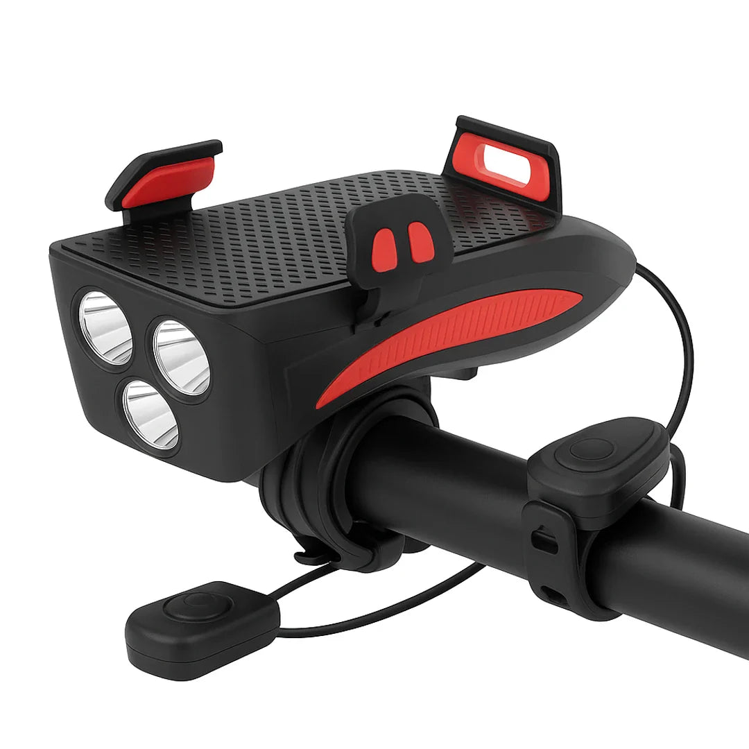 Bike Light 4 in 1 Multifunctional Rechargeable High Visibility