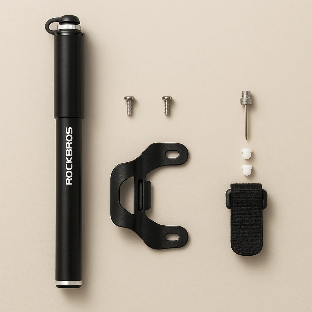 Bicycle pump mini portable Presta Schrader road MTB BMX