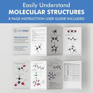 Organic Chemistry New Model Kit for Student or Teacher Pack with Atoms, Bonds and Instructional Guide (239 Pieces)
